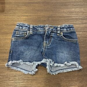 Cat & Jack Blue Denim Frayed Shorts